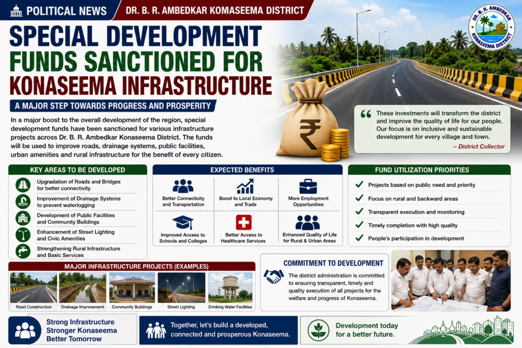Special Development Funds Sanctioned for Konaseema Infrastructure chatgpt image jun 21, 2026, 10 10 20 am